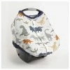 Little Unicorn BABY & TODDLER GIFTS Cotton Muslin Car Seat Canopy - Dino Friends