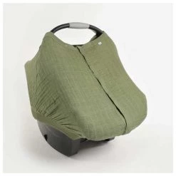 Little Unicorn Cotton Muslin Car Seat Canopy - Fern