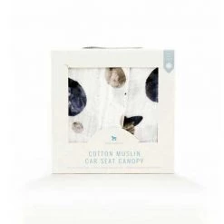 Little Unicorn Bath, Change & Accessories Cotton Muslin Car Seat Canopy - Planetary