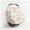 Little Unicorn BABY & TODDLER GIFTS Cotton Muslin Car Seat Canopy - Watercolour Roses