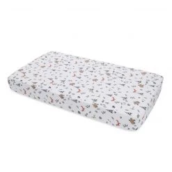 Little Unicorn Blankets & Bedding Cotton Muslin Fitted Cot Sheet – Forest Friends