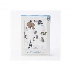 Little Unicorn Blankets & Bedding Cotton Muslin Fitted Cot Sheet – Forest Friends