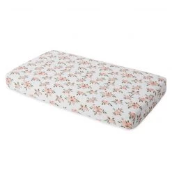 Little Unicorn Cotton Muslin Fitted Cot Sheet – Watercolour Roses