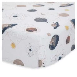 Little Unicorn Cotton Muslin Fitted Cot Sheet – Planetary Blankets & Bedding