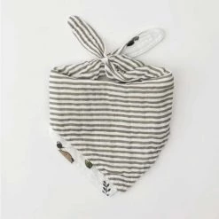 Little Unicorn BABY & TODDLER GIFTS Cotton Muslin Reversible Bandana Bib - Forest Friends