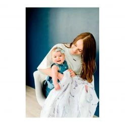 Little Unicorn BABY & TODDLER GIFTS Cotton Muslin Swaddle – Narwhal