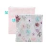 Bumkins Large Snack Bag 2pk - Floral / Lace Reusable & Eco Friendly