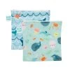 Bumkins Large Snack Bag 2pk - Rolling With The Waves