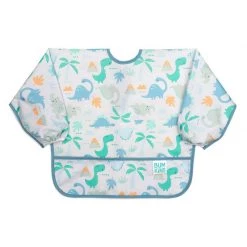 Bumkins Bibs & Clothing Waterproof Sleeved Bib - Dinosaurs