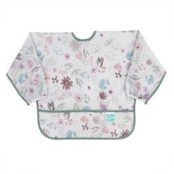 Bumkins Waterproof Sleeved Bib - Floral Bibs & Clothing