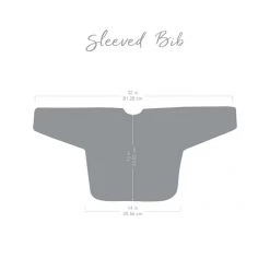 Bumkins Bibs & Clothing Waterproof Sleeved Bib - Watercolour