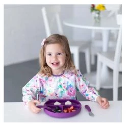 Bumkins Bibs & Clothing Waterproof Sleeved Bib - Watercolour