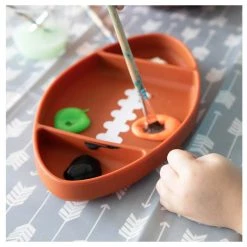 Bumkins Bath, Change & Accessories Waterproof Splat Mat - Grey Arrow