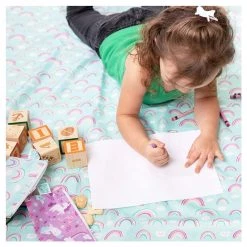Bumkins Bath, Change & Accessories Waterproof Splat Mat - Rainbows
