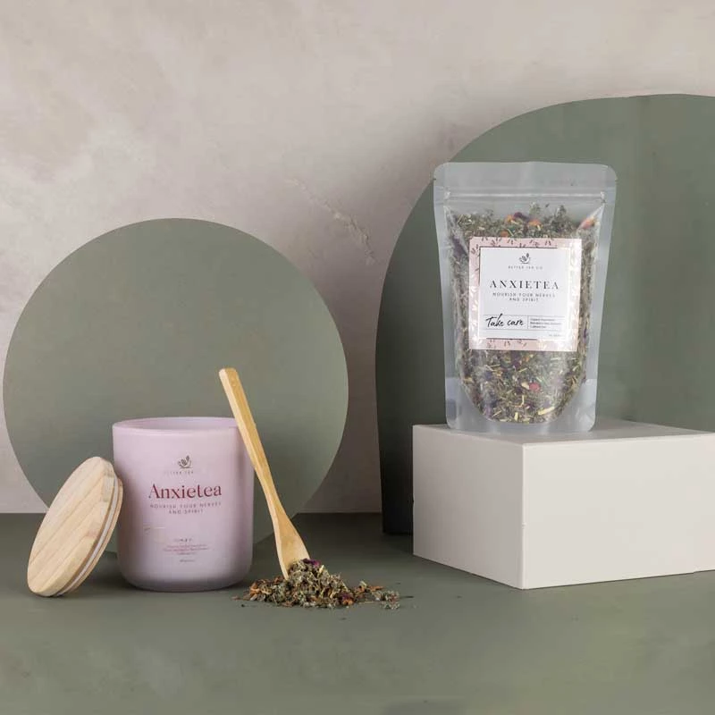 Better Tea Co. Anxietea In Glass Canister - Small (40g) Restocked