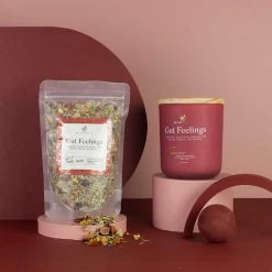 Better Tea Co. Kiwiana Gut Feelings Glass Canister - Large (100g)