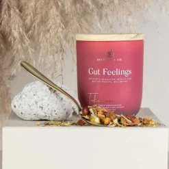 Better Tea Co. Kiwiana Gut Feelings Glass Canister - Large (100g)