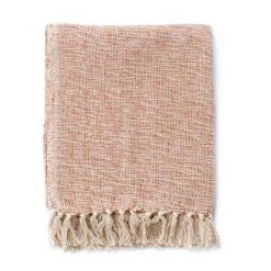 Bovi Home Chenai Cotton Throw - Rust Throws
