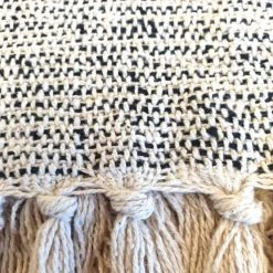 Bovi Home Throws Chenai Cotton Throw - Black