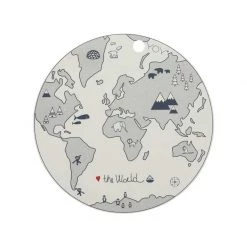 OYOY BOYS GIFTS Silicone Placemat - The World