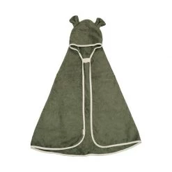 Fabelab NEW ARRIVALS Baby Hooded Towel – Olive Bear