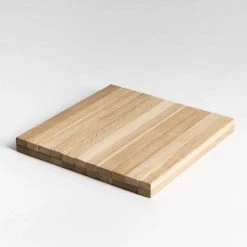 NED Collections Coastal Arm Chair Side Rest - Natural Oak