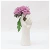 Le Forge Ceramic Hand Vase - White (27.5cm)