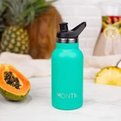 Montii Co NEW ARRIVALS Mini Insulated Drink Bottle - Kiwi (350ml)