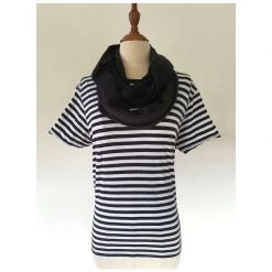 Hello Friday Stella Infinity Scarf - Black