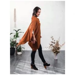 Hello Friday Highflyer Poncho/Scarf – Spice SCARVES, CLOTHING & FASHION ACCESSORIES