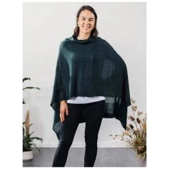 Hello Friday SCARVES, CLOTHING & FASHION ACCESSORIES Highflyer Poncho/Scarf – Seamoss