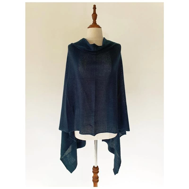 Hello Friday Highflyer Poncho/Scarf β Peacock SCARVES, CLOTHING & FASHION ACCESSORIES