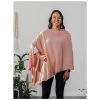 Hello Friday Highflyer Poncho/Scarf β Blush