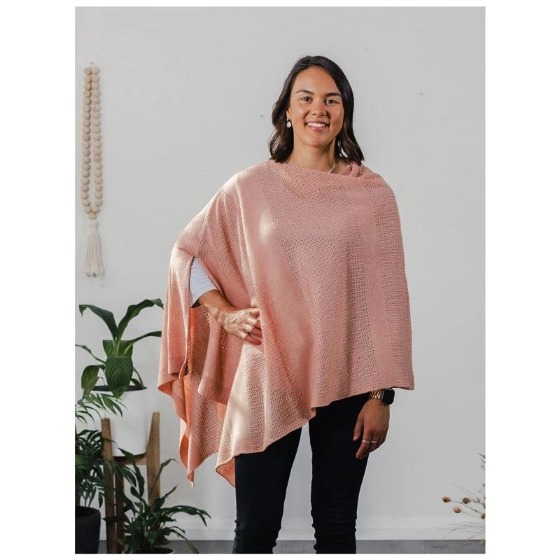 Hello Friday Highflyer Poncho/Scarf β Blush