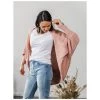 Hello Friday Cocoon Cardigan – Blush