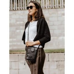 Hello Friday NEW ARRIVALS Izzy Phone Bag - Black