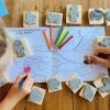 Moana Road Wooden Stamp Activity Set - Tane & Ruby Kiwiana