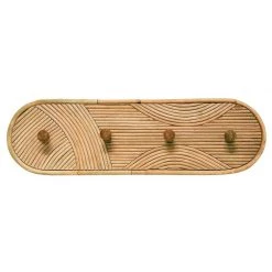 Stoneleigh & Roberson Wall Art, Hooks & Hangings Rattan Multi Wall Hook