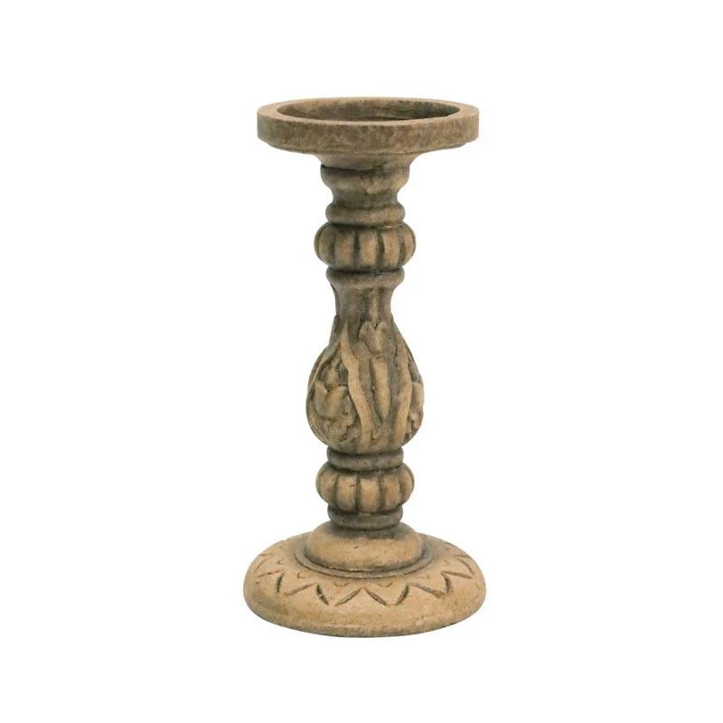 Stoneleigh & Roberson CANDLE HOLDERS & LANTERNS Dahi Wood Candle Holder