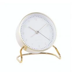 Karlsson Stylish Numbers Alarm Clock - White CLOCKS