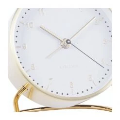 Karlsson Stylish Numbers Alarm Clock - White CLOCKS