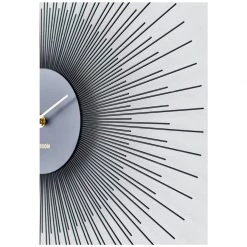 Karlsson Peony Wall Clock – Medium Black (45cm)