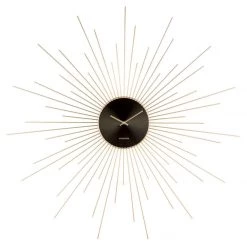 Karlsson Extreme Peony Wall Clock – Gold (95cm) Metallics