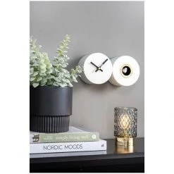 Karlsson Duo Cuckoo Wall Clock - White
