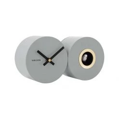 Karlsson Duo Cuckoo Wall Clock - Grey