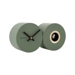 Karlsson Duo Cuckoo Wall Clock - Green
