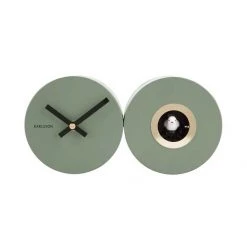 Karlsson Duo Cuckoo Wall Clock - Green