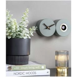 Karlsson Duo Cuckoo Wall Clock - Green