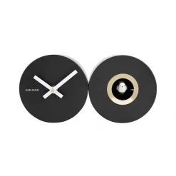 Karlsson NEW ARRIVALS Duo Cuckoo Wall Clock - Black