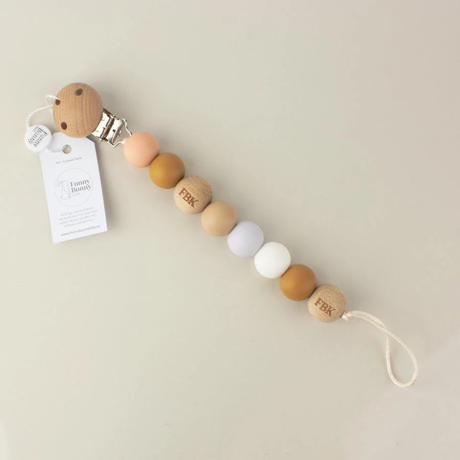 Funny Bunny Kids Kiwiana Dummy Clip - Wildflower